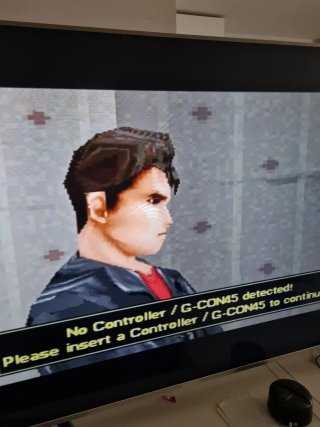 Lote PS1 Consola + Time Crisis + Pistola + Mando