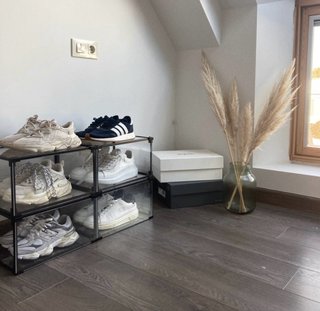 Zapatero modular Ikea trasparente