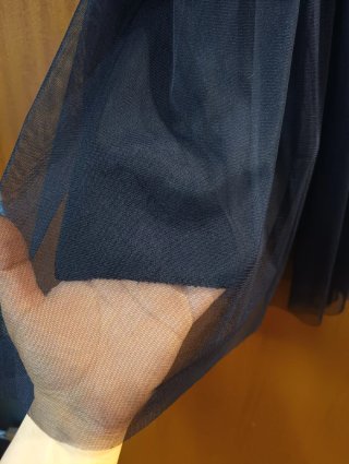 Gonna lunga in tulle blu M/L