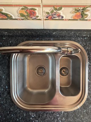 Fregadero de cocina doble