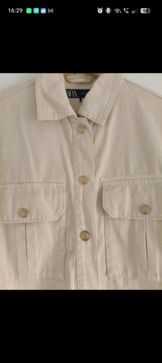 Chaqueta Zara Beige nueva a estrenar