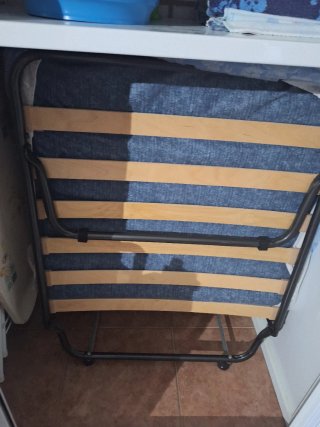Cama Plegable Metálica con Somier