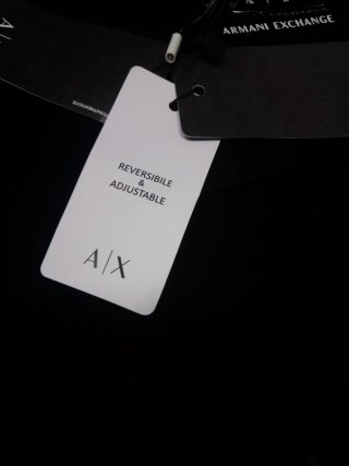 Cintura Armani Exchange Nera Uomo