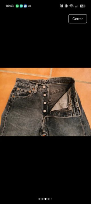 Levi's 501 W26 T32 en perfecto estado.