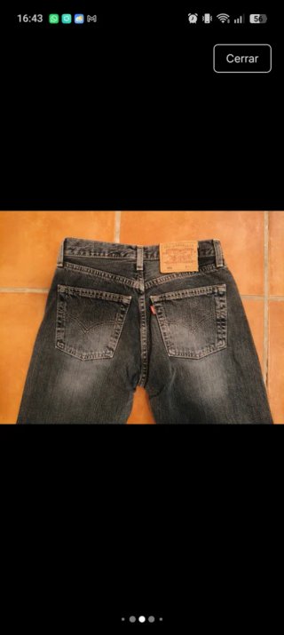 Levi's 501 W26 T32 en perfecto estado.