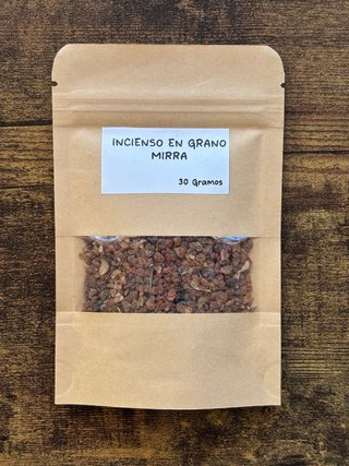 Incienso Mirra en Grano. 30 gramos