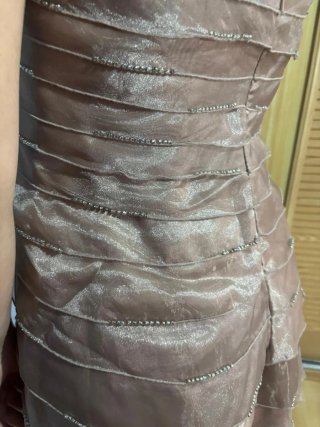 Vestido de fiesta El Corte Inglés dorado
