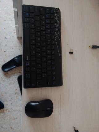 Teclado y Ratón Bluetooth Rapoo Negros