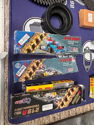 Recambios Kart: Cadena, Piñones y Embrague