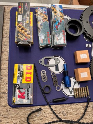 Recambios Kart: Cadena, Piñones y Embrague