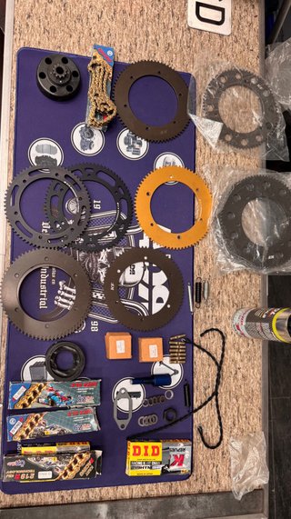Recambios Kart: Cadena, Piñones y Embrague