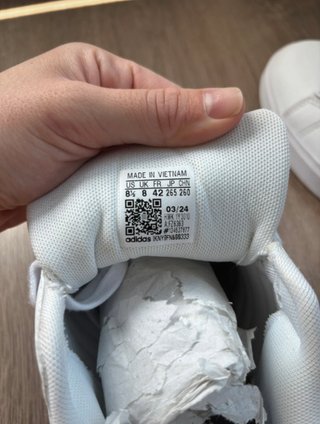 Zapatillas Adidas Blancas y Rojas Hombre