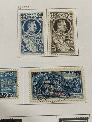 Colección Sellos Polonia 1918-1957. Interesante.