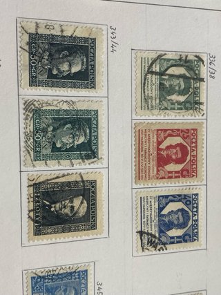 Colección Sellos Polonia 1918-1957. Interesante.