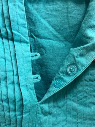 Vestido/camisola turquesa