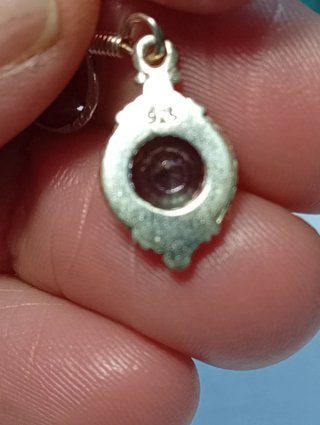 Pendientes Plata Ley con Piedra topacio místico