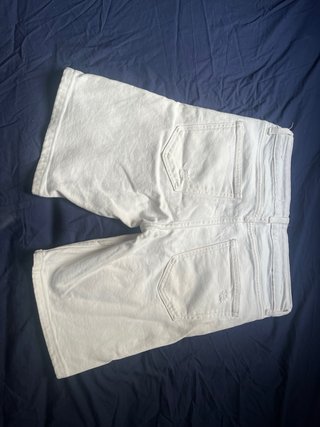 Bershka Pantalones Vaqueros Blancos Rotos