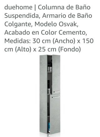 Armario estrecho blanco y gris