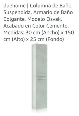Armario estrecho blanco y gris