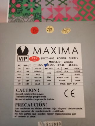 Fuente de Alimentación Mercury 300W ATX