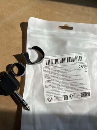 Adattatore Jack 6.35mm a 2 RCA
