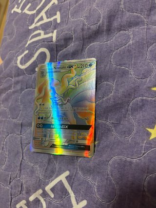 Carta Pokémon Ninetales GX Rainbow
