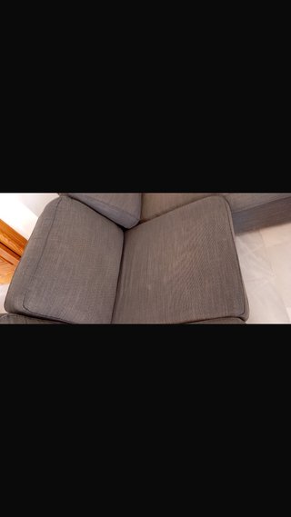 Sofá gris 3 plazas