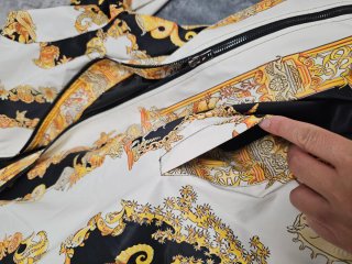 Chaqueta con estampado barroco
