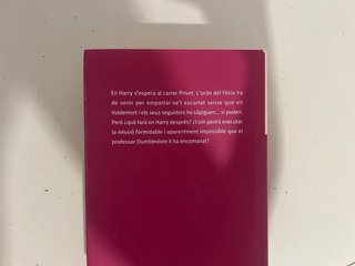 Libro Harry Potter "i les relíquies de la mort"