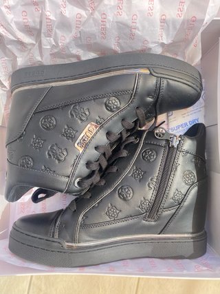 Botines Guess Mujer Negros
