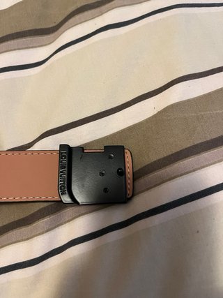 Cintura Louis Vuitton monogram nera