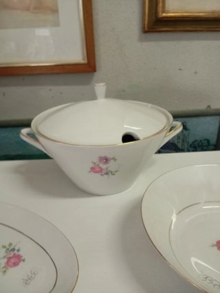 Servizio Porcellana Oro Bianco
