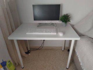 Mesa de ordenador patas regulables y desmontables