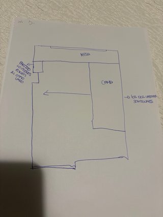 Dormitorio juvenil en blanco roto