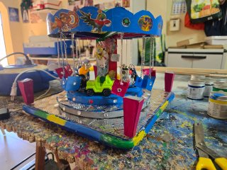 Maqueta de feria Baby con luces