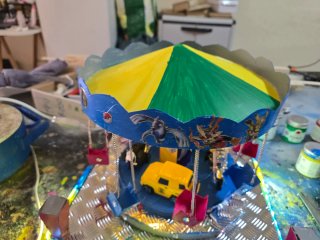 Maqueta de feria Baby con luces