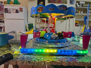 Maqueta de feria Baby con luces