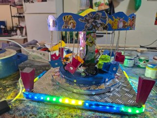 Maqueta de feria Baby con luces