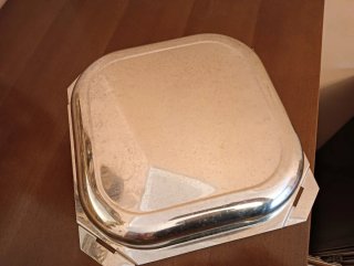 Teglia quadrata in acciaio inox