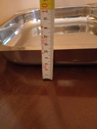 Teglia quadrata in acciaio inox