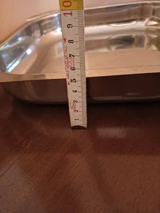 Teglia quadrata in acciaio inox