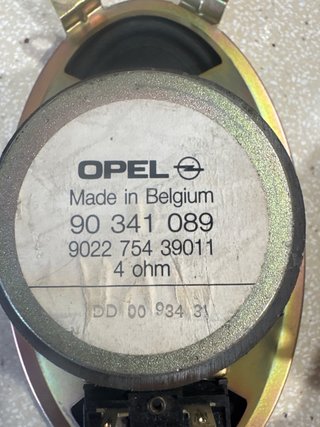 Altavoces Opel Clásicos 4 Ohm Made in Belgium