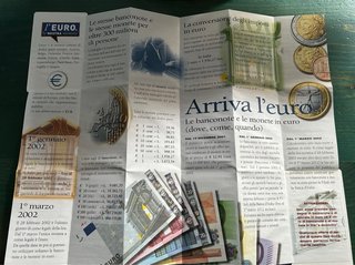 Calcolatrice Vintage Convertitore Lira/Euro