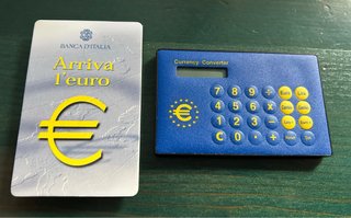 Calcolatrice Vintage Convertitore Lira/Euro