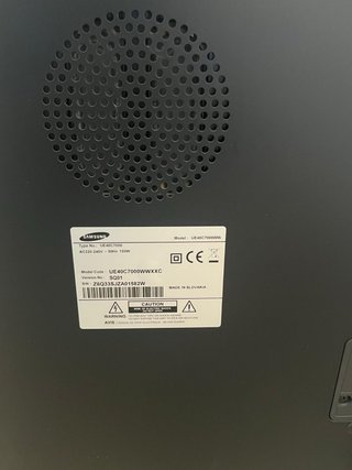 Televisor Samsung Negro/Plateado