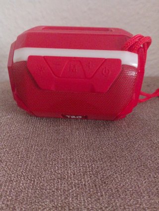 Altavoz T&G Bluetooth USB Rojo