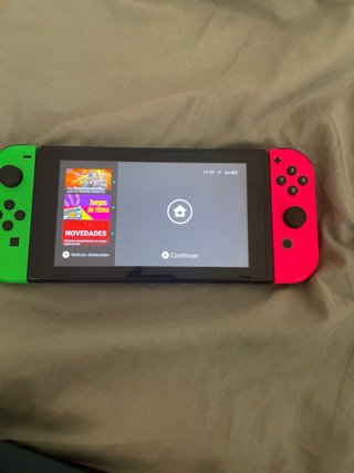 Nintendo Switch Verde y Rosa