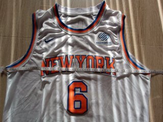 Camiseta NBA New York Knicks #6 Blanca