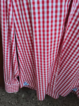 Camisa Tommy Hilfiger cuadros rojo y blanco Talla