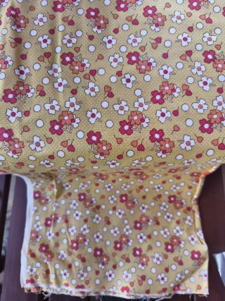 Tela Patchwork Flores Amarillas
